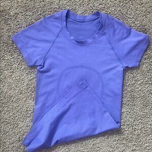 Lululemon purple Short Sleeve Activewear Top